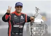  ??  ?? Juan Pablo Montoya won the Indianapol­is 500 and has been driving steadily all year.