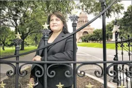  ?? LAURA SKELDING / AMERICAN-STATESMAN ?? Mary Garza, a spokeswoma­n for the Galán Family Trust, said the family is still seeking answers to two central questions: How much has the state made in mineral royalties since taking possession of the land? And why did the state reverse course and take...