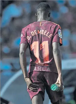  ?? FOTO: PERE PUNTÍ ?? KO en Getafe En su tercera aparición, Dembélé sufrió una grave lesión