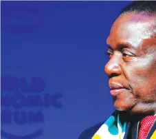  ??  ?? President Mnangagwa set the tone for his economic turnaround agenda by attending the World Economic Forum in Davos, Switzerlan­d, in January