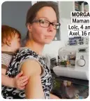  ??  ?? MORGANE
Maman de Loïc, 4 ans, et Axel, 16 mois