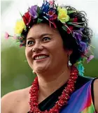  ??  ?? Labour Party MP Louisa Wall at the Auckland Pride Parade in 2014.