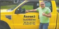  ?? Submitted photo ?? TREE SERVICE: Aaron’s Tree Service is family-owned and operated.