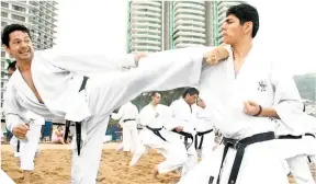  ??  ?? El Karate Do es una disciplina que se practica en cualquier área.