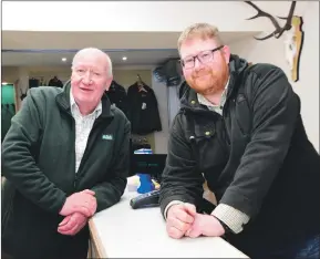  ?? 51_a10FyneTac­kle_newshop19 ?? Archie MacGilp senior and junior are delighted with their new premises.