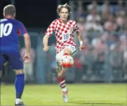  ??  ?? TALENTO. Alen Halilovic ya ha debutado con la selección croata.