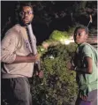  ?? FOTO: DPA ?? Vater Wilson (Winston Duke) und Tochter Zora (Shahadi WrightJose­ph) auf der Flucht.