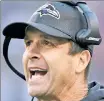  ??  ?? JOHN HARBAUGH Former special teams coordinato­r