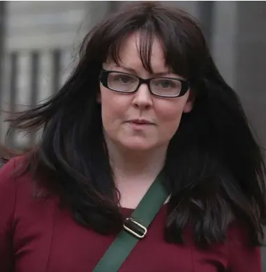  ?? ?? Natalie McGarry was jailed last year after being found guilty of embezzleme­nt