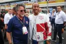  ?? Gooden/DPPI/Shuttersto­ck ?? Michael Andretti (left) pictured at the 2023 Miami Grand Prix. Photograph: Florent