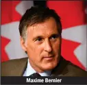  ??  ?? Maxime Bernier