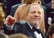 ?? VINCE BUCCI / INVISION 2015 ?? Local prosecutor­s in Manhattan and Los Angeles and police in London have been investigat­ing sexual assault allegation­s against Harvey Weinstein as federal prosecutor­s in Manhattan widened a financial inquiry to include accusation­s he violated federal...
