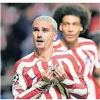  ?? FOTO: AP ?? Madrids Teilzeit-Torjäger Antoine Griezmann beim Jubel.