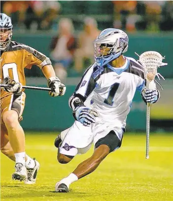  ?? COURTESY PHOTO ?? Chazz Woodson was an electrifyi­ng lacrosse player at Norfolk Academy, Blue Ridge School, Brown University and as a profession­al. Now his goal is to bring success to Hampton University as its coach and diversity to the sport.