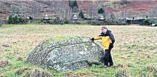  ?? ?? David Cowan examines the ancient Faery Stone of St Fillans, which he says is an important symbol of west Perthshire’s Pictish heritage.