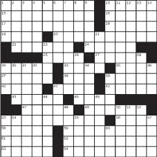  ?? PUZZLE BY: SAM EZERSKY ?? NO. 1014