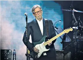  ?? ?? Britain’s original guitar hero: Eric Clapton has returned to touring after three years