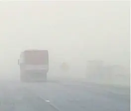  ?? @ mpvazquez ?? La tormenta, en una ruta hacia Buenos Aires