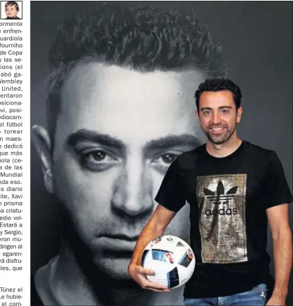  ??  ?? DE VUELTA. Xavi volverá a jugar con la selección de Catalunya.