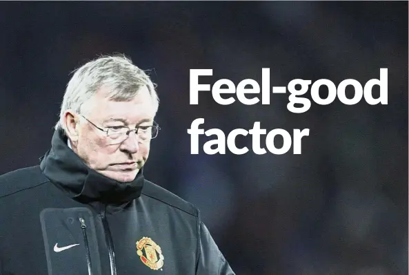  ??  ?? Positive effect: Sir Alex Ferguson reportedly gave a rousing speech to Manchester United’s first-team squad after being invited back by Solskjaer recently. — Reuters