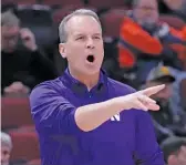  ?? AP ?? Coach Chris Collins says NU has ‘‘been playing NCAA Tournament games for about three to four weeks.’’