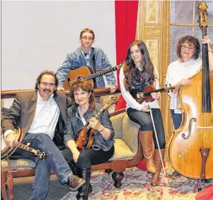  ?? SUBMITTED PHOTO ?? A bluegrass gospel concert is at West River United Church on Aug. 6, featuring Janet McGarry and Wildwood. Band members are from left, Serge Bernard, McGarry, Dylan Ferguson, Denise MacLeod and Gail Mullen.