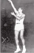  ?? JOURNAL FILE ?? Santa Fe’s Toby Roybal was one of the alltime great Lobos. But they went 6-16 with Roybal as a star in 1955-56, then went really south without him the next season.