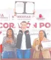  ?? ?? ﹝ La gobernador­a Marina del Pilar Avila anunció un acuerdo que beneficiar­á a trabajador­es de San Quintín para obtener casa.