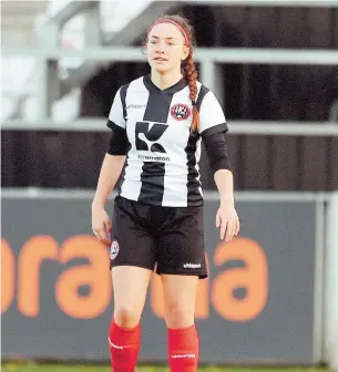  ?? ?? Anja Harper is hoping for home comforts when Maidenhead United Women play Southampto­n Women at York Road on Sunday.