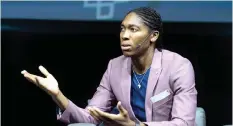  ?? MUJAHID SAFODIEN ?? CASTER Semenya admits she is challengin­g the IAAF’s contentiou­s female eligibilit­y policy partly to ‘piss off’ the global athletics body. |