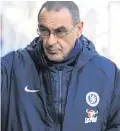  ??  ?? Trophy quest: Maurizio Sarri