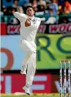  ??  ?? India’s Kuldeep Yadav bowls left-arm wrist spin, a style known in cricketing parlance as a ‘chinaman’.