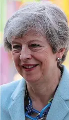  ??  ?? Leadership meeting: British Prime Minister Theresa May