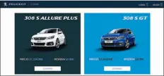  ??  ?? SENCILLEZ. Peugeot Argentina desarrolló una plataforma que le permite al usuario, de manera fácil y rápida, elegir el modelo que quiere y el concesiona­rio donde lo puede retirar, además de pagar en forma totalmente online.