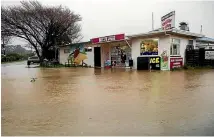  ?? PHOTO: WARWICK SMITH/STUFF ?? The heavy rain caused surface flooding in Linton.