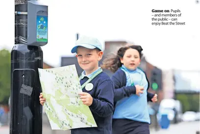  ??  ?? Game on Pupils – and members of the public – can enjoy Beat the Street