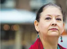  ?? TIJANA MARTIN ?? Green party of Alberta leadership candidate Cheryle Chagnon-Greyeyes says her party encounters more curiosity than hostility.