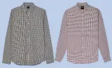  ??  ?? GINGHAM CHECK: This is the neatest check there ever is, hence it’s ideal for formal work environmen­t!