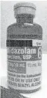  ?? Associated Press files ?? Midazolam has been used in other flawed executions.