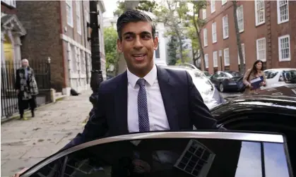  ?? Photograph: Alberto Pezzali/AP ?? Rishi Sunak, pictured on 24 October, has been cautiously welcomed by company bosses.