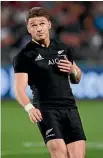  ??  ?? Beauden Barrett is still suffering the effects of a head knock from earlier this month.