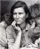  ?? MMFA / ON LOAN FROM THE LAZARE FAMILY COLLECTION ?? Dorothea Lange’s iconic Depression-era images include Migrant Mother, Nipomo, California.