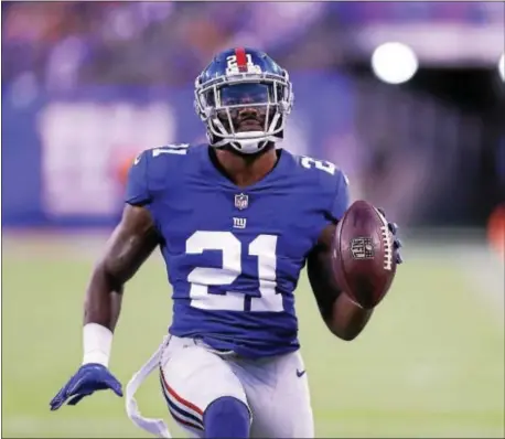  ?? JOHN BLAINE — FOR THE TRENTONIAN ?? Giants strong safety Landon Collins was named a Pro Bowl starter for the second straight year.