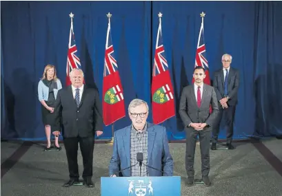  ?? STEVE RUSSELL TORONTO STAR FILE PHOTO ?? Dr. David Williams has been thrust into the provincial spotlight during Premier Doug Ford’s COVID-19 press briefings.