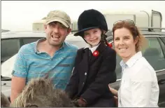  ??  ?? Ciaran and Lynnann Mellon with their daughter Aoise.