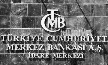  ??  ?? The logo of Turkey’s Central Bank (TCMB) at the entrance of the bank’s headquarte­rs in Ankara, Turkey. — AFP photo