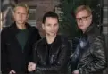  ?? ?? Depeche Mode members Martin Gore, Dave Gahan and Andy Fletcher in 2009.