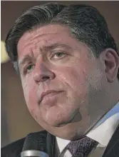  ?? | ASHLEE REZIN/ SUN- TIMES FILE PHOTOS ?? A poll commission­ed by governor candidate Chris Kennedy’s ( left) campaign shows Kennedy leading Democratic rival J. B. Pritzker ( right) by at least 6 percentage points.