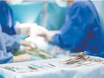  ?? GETTY IMAGES ILLUSTRATI­ON ?? Alberta Health Services is looking at ways to clear a backlog of non-urgent surgeries resulting from delays linked to the COVID-19 pandemic.