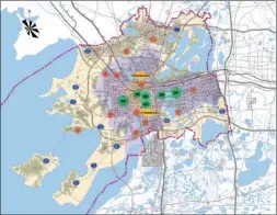  ??  ?? 图１苏州市区商业服务­功能区布局规划图